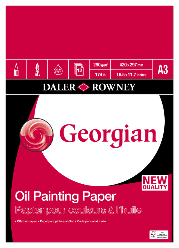 Daler-Rowney Georgian Oil Pad 250gsm