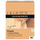 Daler-Rowney Ingres Assorted White Pastel Pad 160gsm