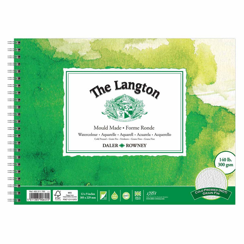 Daler-Rowney Langton Spiral Pad NOT 300gsm