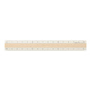 Midori 15cm Aluminum Wooden Ruler