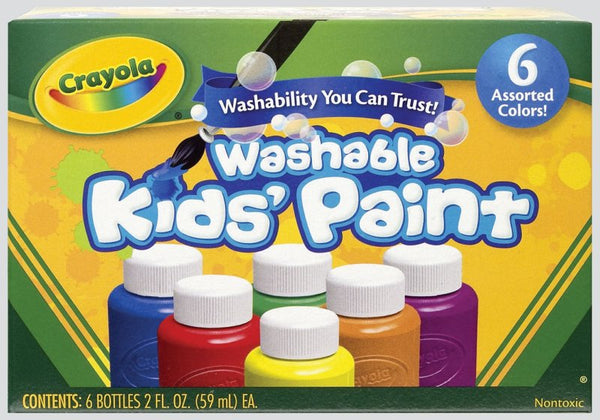 Crayola Washable Paint 6 Colours