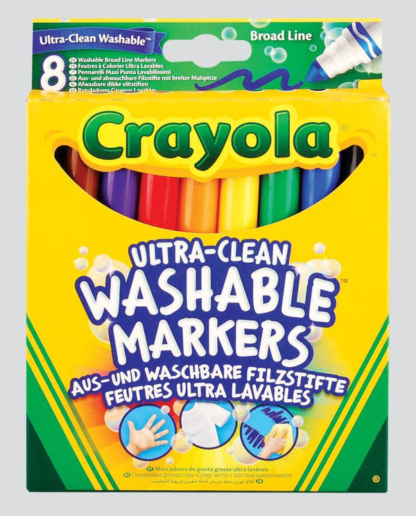 Crayola Ultra-Clean Washable Markers (8pk)