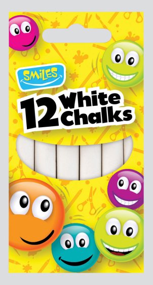 Smiles White Chalks (12 Pieces)