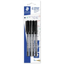 Staedtler Stick 430 Ballpoint Pen (4 Pack)