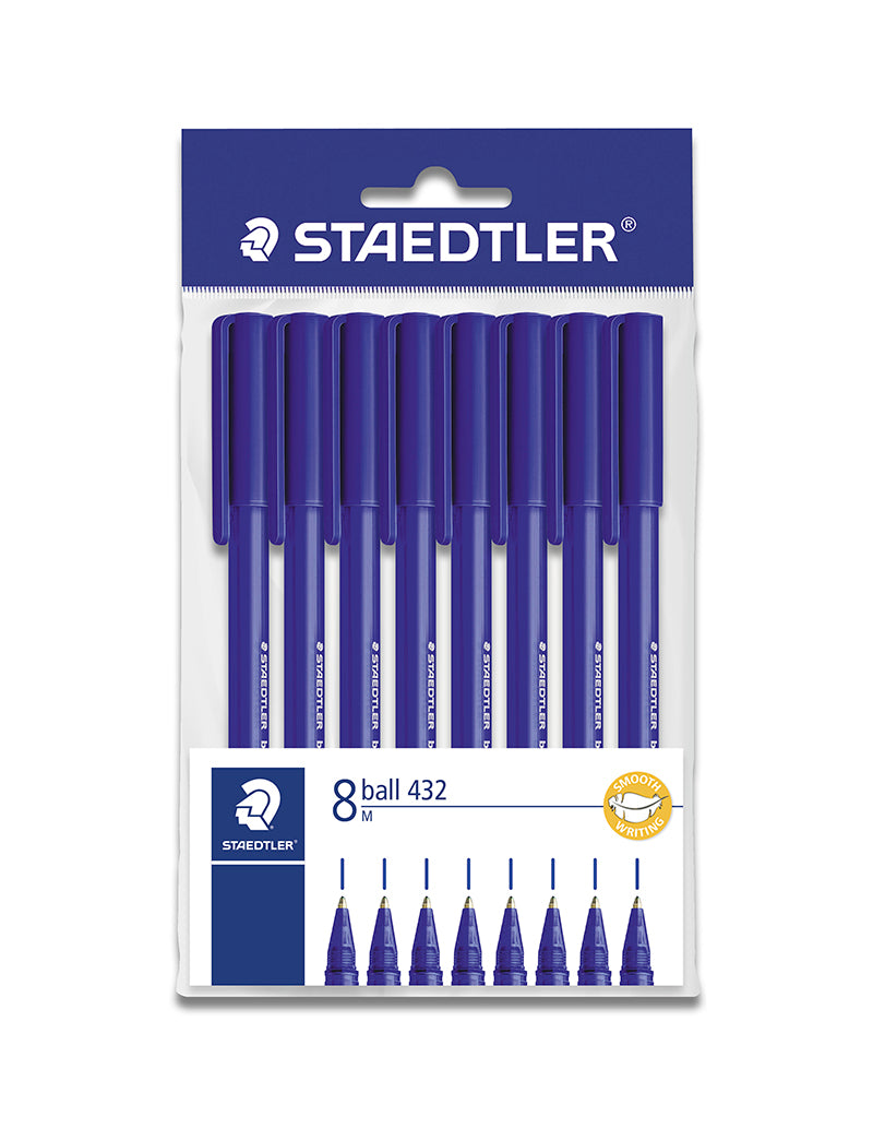 Staedtler Ball 432 Ballpoint Pen (8 Pack)
