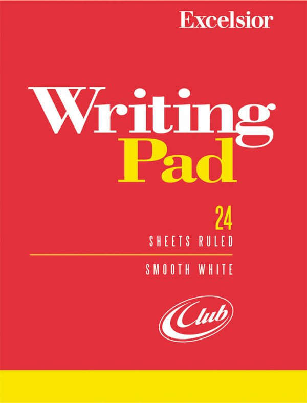 Club Excelsior Writing Pad 24 Ruled Sheets 18cmx14cm