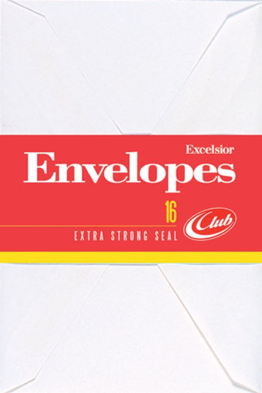 Club Excelsior Envelopes (16pk) 10cmx15cm