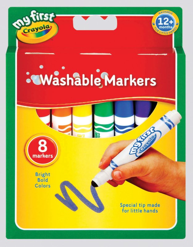 Crayola My First Washable Markers (8pk)