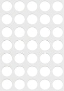 Club Self-Adhesive Assorted White Labels