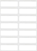 Club Self-Adhesive Assorted White Labels