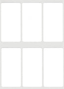 Club Self-Adhesive Assorted White Labels