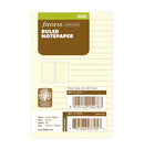 Filofax Cotton Cream Ruled Notepaper Refill