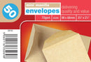 Mini Manilla Envelopes 70gsm 98 x 68mm (50pk)