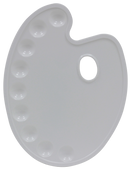 Daler-Rowney Artists' Plastic Palette - Oval 22x30cm