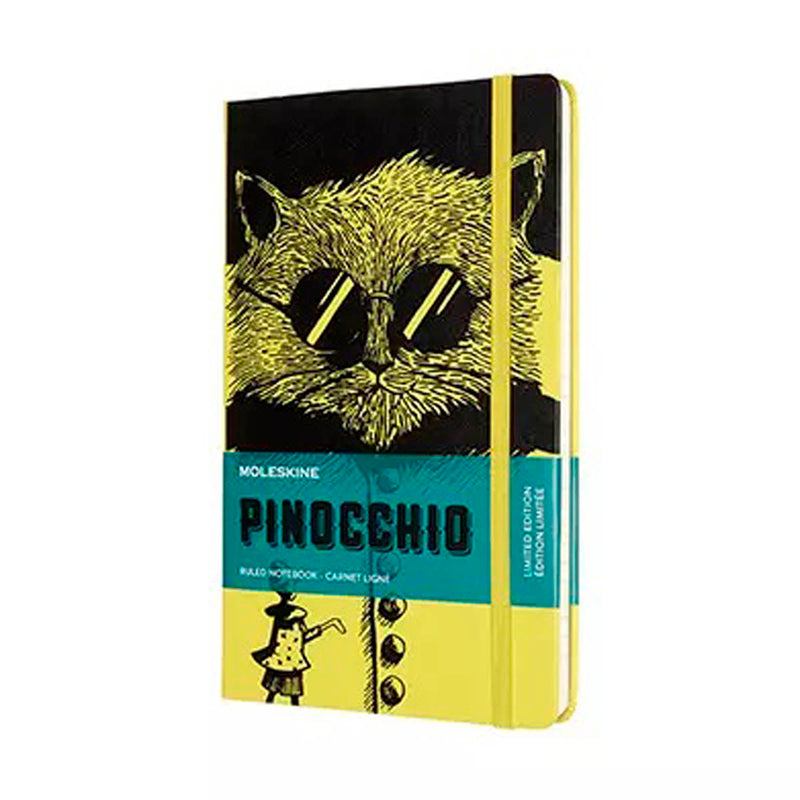 Moleskine Pinocchio Limited Edition Ruled Hardcover Notebook - Large