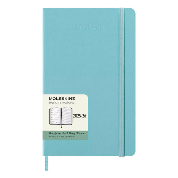 Moleskine Hardcover Weekly Notebook Diary/Planner 18-Month 2025-26 - Large