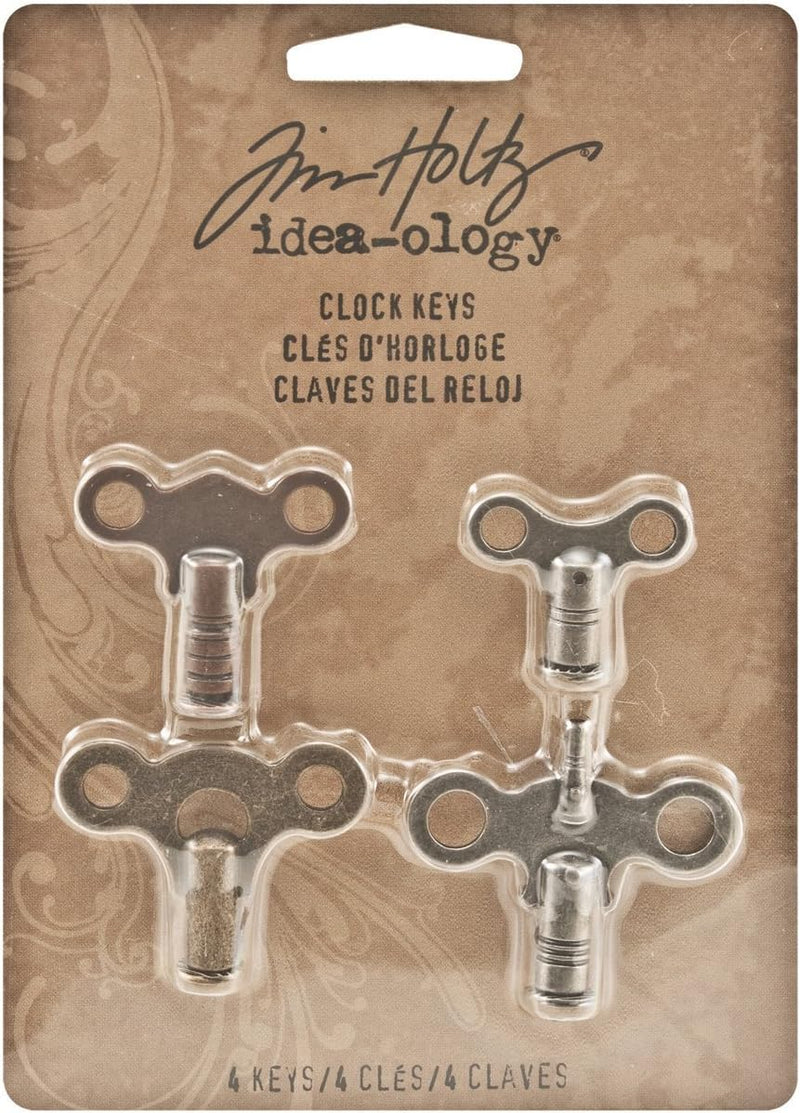 Tim Holtz idea-ology Clock Keys (4pc)