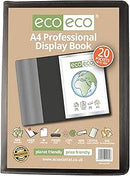 Eco-Eco A4 - 50% Recycled - 20 Pocket Professional Display Book