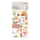 Midori Journaling Transfer Sticker - Snacks 2584
