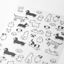 Midori Sticker Collection - Chat Dogs 2592