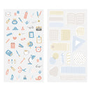 Midori Sticker Collection - Stationery 2640 (2 Sheets)