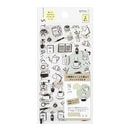 Midori Sticker Collection - Monotone Café 2641 (2 Sheets)