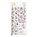 Midori Sticker Collection - Monotone Flower 2642 (2 Sheets)