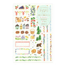 Midori Yuru Log Sticker - Scandinavia (2 Sheets)