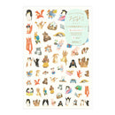 Midori Yuru Log Sticker - Animal (1 Sheet)