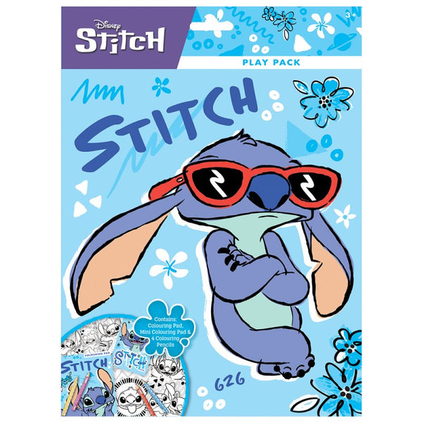 Design group - Disney Stitch Colouring Pads & Pencils Play Pack