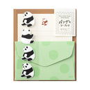Midori Mini Letter Set with Stickers - Panda 307