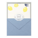 Midori Letterpress Letter Set - Lemon 476