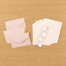 Midori Mini Letter Set with Stickers - Long-tailed Tit A 305