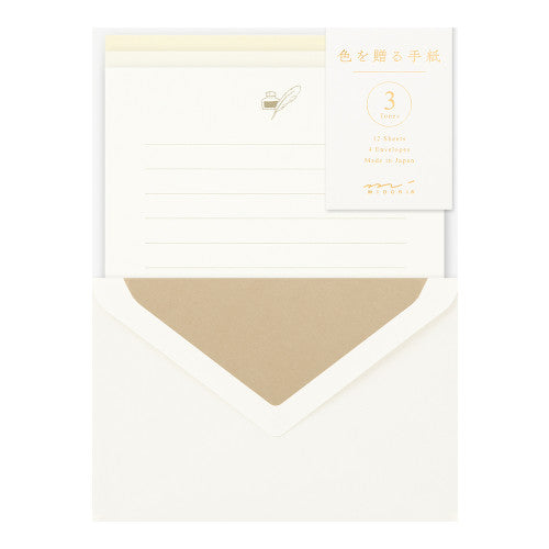 Midori Giving a Colour Letter Set - Colour of White 914