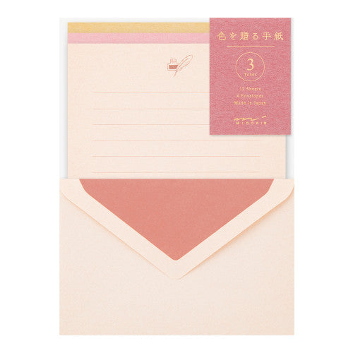 Midori Giving a Colour Letter Set - Colour of Pink 915