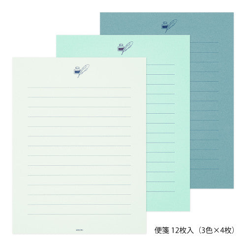 Midori Giving a Colour Letter Set - Colour of Blue 917