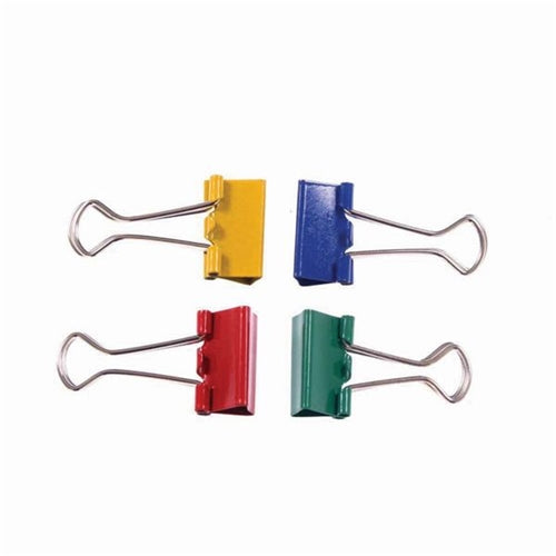 Best Stationery - Foldback Clip 19mm Assorted (Pack of 10) 22491
