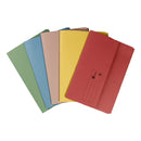 5 Star Recycled Half Flap Document Wallet A4 285gsm Capacity 32mm Assorted (Pack of 50)