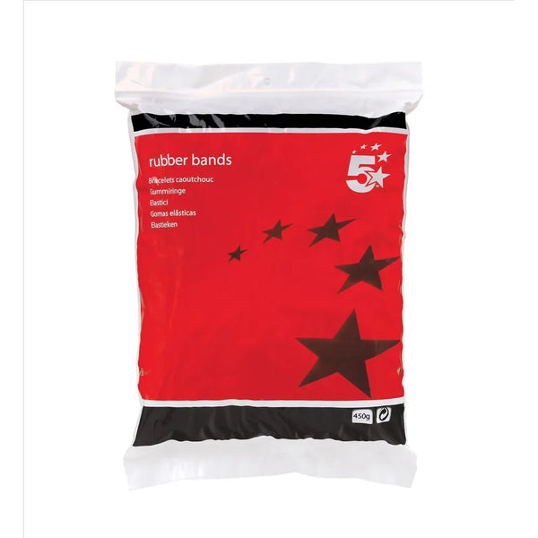 5 Star Office Rubber Bands (454g)