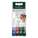 Faber-Castell Whiteboard Markers - Assorted (4 Pack)