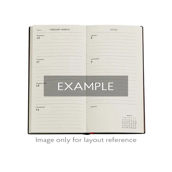 Paperblanks 2026 Slim Horizontal Weekly 12-Month Planner