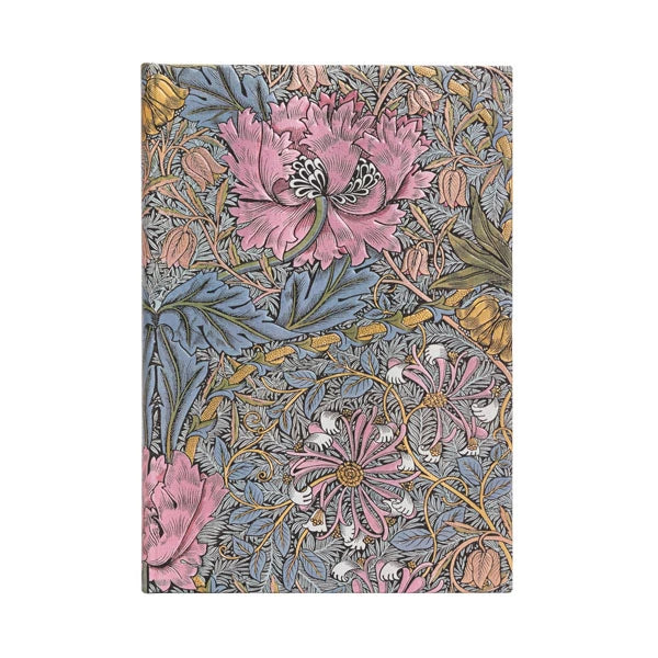 Paperblanks William Morris Morris Pink Honey Suckle Midi Journal