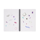 Legami Lined Spiral A4 Notebook with Stickers - Maxi