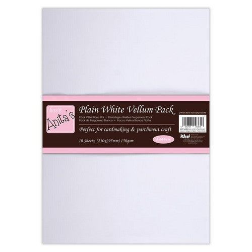 Anita's A4 Parchment Vellum 150gsm (10pk) - Plain White