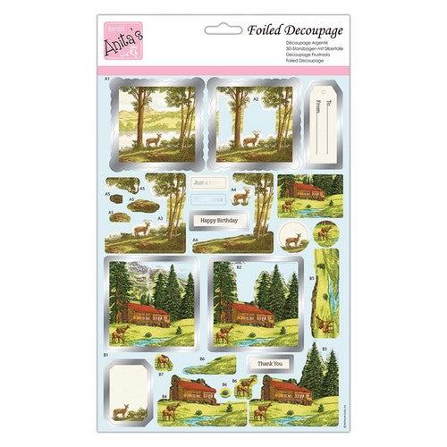 Anita's Foiled Decoupage - Deer Valley