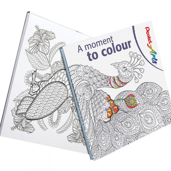 Pentel Arts 'A Moment To Colour' Book