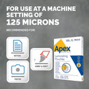 Fellowes Apex A4 Medium Laminating Pouches Clear (Pack of 100)