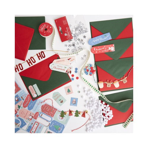 Christmas Cardmaking Kit - At home with Santa