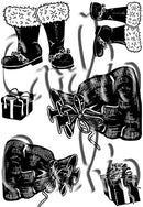 Card-io Combinations Clear Stamp Set A7 - Bags 'n' Boots