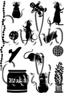 Card-io Combinations Clear Stamp Set A7 - Biscuit Buddies